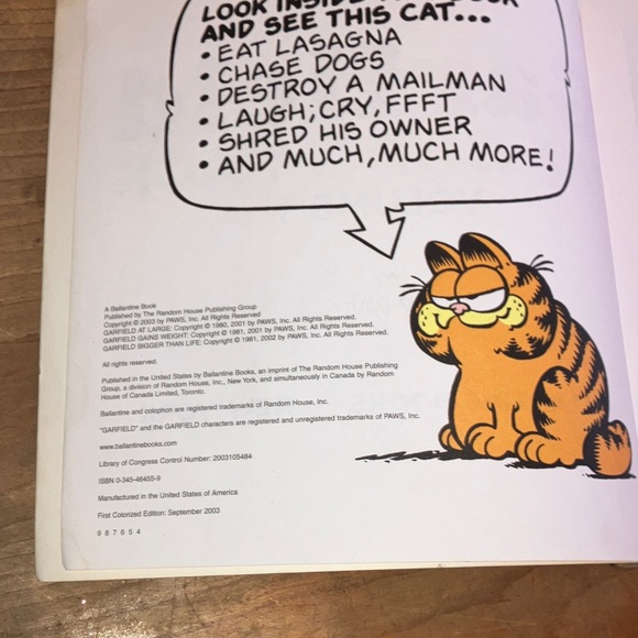 Garfield Fat Cat 3-Pack Book Volume 1 by Jim Davis - softcover - Picture 5 of 16